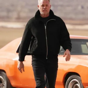 Americana Eric Dane Black Bomber Jacket