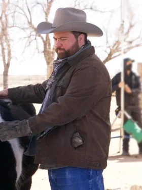 Americana Paul Walter Hauser Brown Jacket