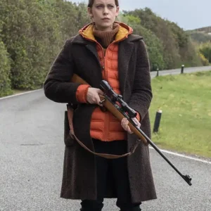 An t-Eilean S01 Sorcha Groundsell Brown Coat Back