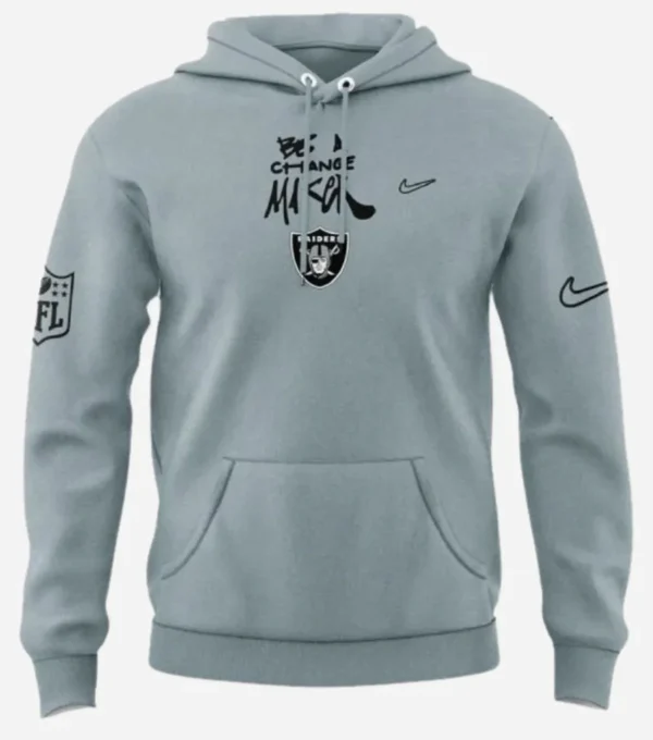 Antonio Pierce Be A Change Maker Raiders Hoodie Front