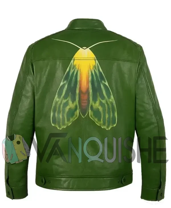 Bad Influence 2025 Alberto Olmo Leather Jacket back