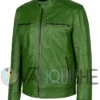 Bad Influence 2025 Alberto Olmo Leather Jacket left