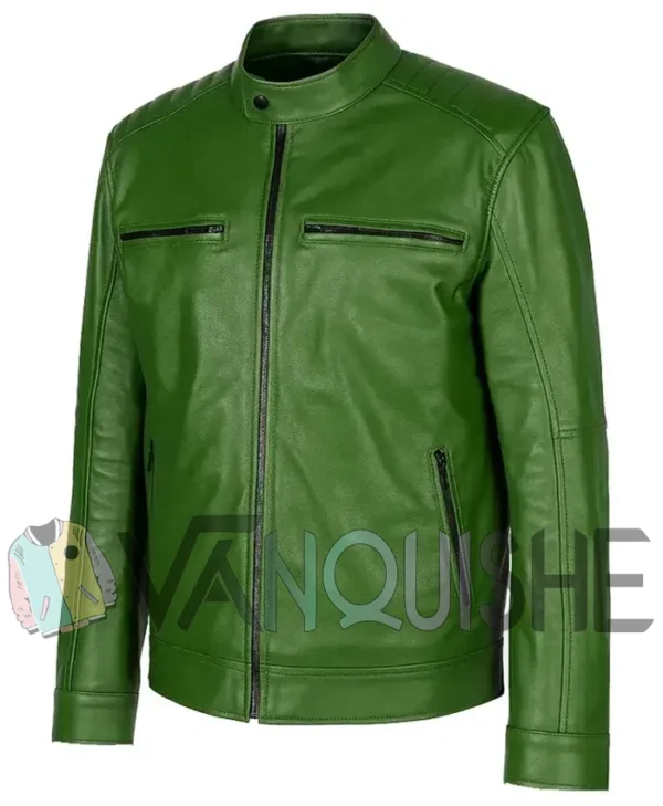Bad Influence 2025 Alberto Olmo Leather Jacket left