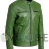Bad Influence 2025 Alberto Olmo Leather Jacket right