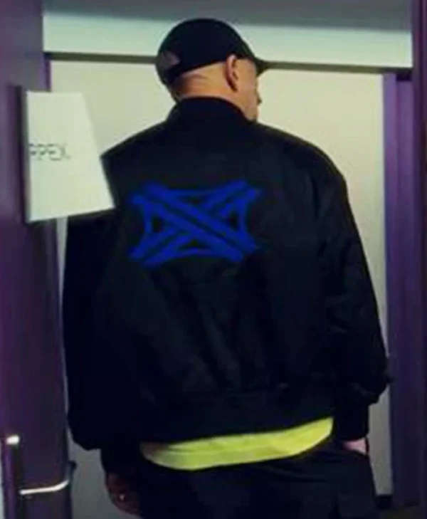 Banger 2025 Vincent Cassel Black Bomber Jacket