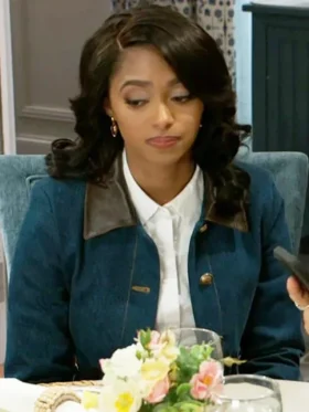 Beyond the Gates S01 Kat Richardson Blue Denim Jacket