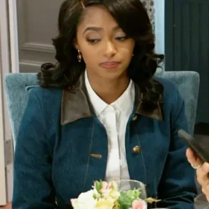 Beyond the Gates S01 Kat Richardson Blue Denim Jacket