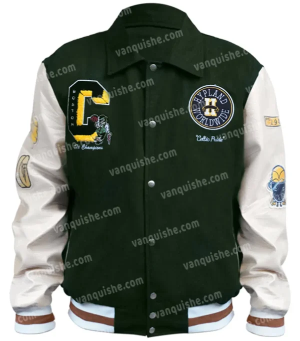 Boston Celtics Varsity Letterman Wool Jacket