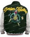 Boston Celtics Varsity Letterman Wool Jacket Back