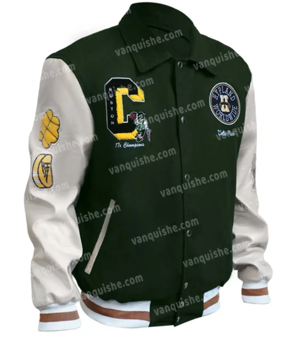 Boston Celtics Varsity Letterman Wool Jacket on Sale