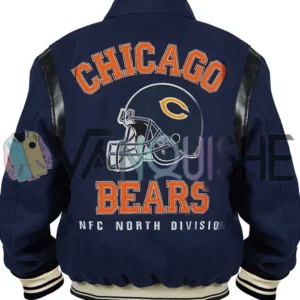 Chicago Bears Varsity Bomber Jacket back