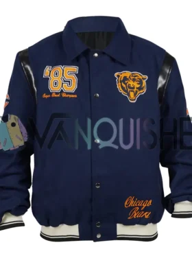 Chicago Bears Varsity Bomber Jacket front