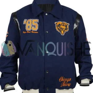 Chicago Bears Varsity Bomber Jacket front