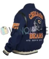 Chicago Bears Varsity Bomber Jacket left back