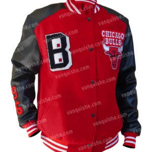 Chicago Bulls Red Varsity Wool Jacket Sale