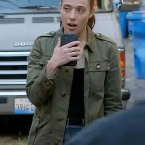 Chicago PD S12 Kim Burgess Green Jacket