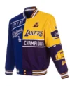 City of Champions Los Angeles Lakers and Dodgers Bomber Jacket
