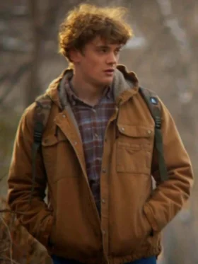 Clown in a Cornfield 2025 Vincent Muller Brown Cotton Jacket