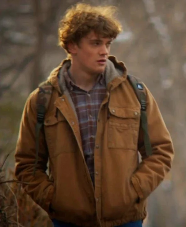 Clown in a Cornfield 2025 Vincent Muller Brown Cotton Jacket