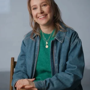 Code Of Silence S01 Rose Ayling-Ellis Denim Jacket Side