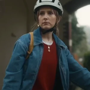 Code Of Silence S01 Rose Ayling-Ellis Blue Denim Jacket