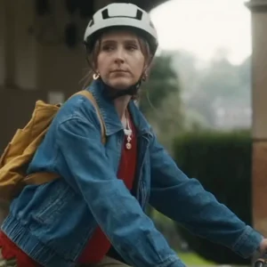 Code Of Silence S01 Rose Ayling-Ellis Denim Jacket Front