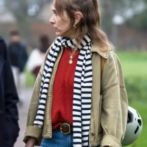 Code Of Silence S01 Rose Ayling-Ellis Green Jacket Side