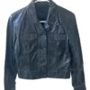 Criminal Minds S18 A.J. Cook Black Leather Jacket