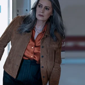 Criminal Minds S18 Paget Brewster Brown Jacket Side