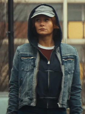 Deep Cover 2025 Bryce Dallas Howard Blue Denim Jacket