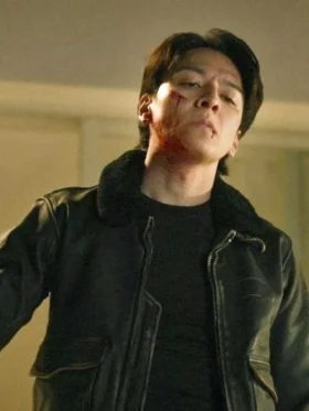 Demon City 2025 Masahiro Higashide Leather Jacket Side