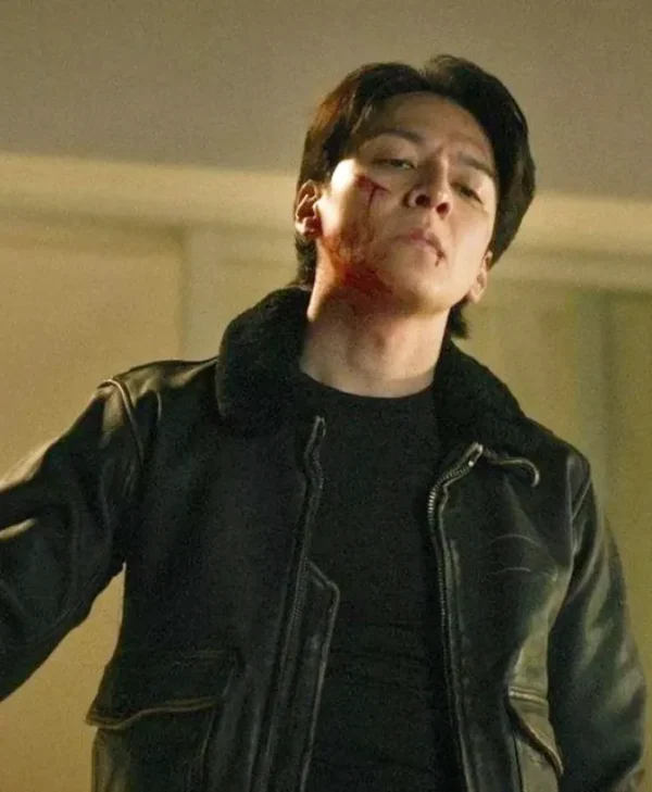 Demon City 2025 Masahiro Higashide Leather Jacket Side