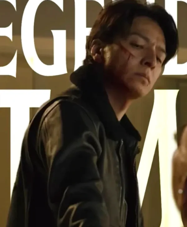 Demon City 2025 Masahiro Higashide Black Leather Jacket