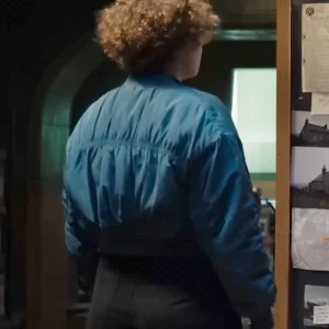 Dept. Q S01 Leah Byrne Blue Bomber Jacket