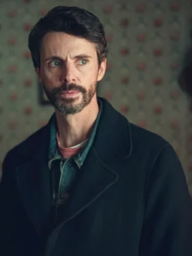 Dept. Q S01 Matthew Goode Black Coat