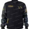 Detroit Lions Wool Black Varsity Jacket