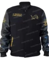Detroit Lions Wool Black Varsity Jacket