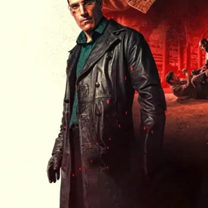 Diablo 2025 Marko Zaror Black Leather Coat Side
