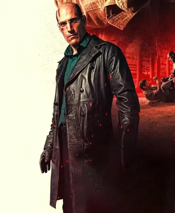 Diablo 2025 Marko Zaror Black Leather Coat Side