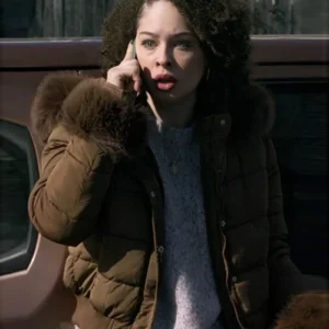 Dope Thief S01 Sherry Fur Quilted Jacket Side