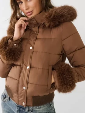 Dope Thief S01 Sherry Fur Quilted Jacket