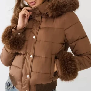 Dope Thief S01 Sherry Fur Quilted Jacket