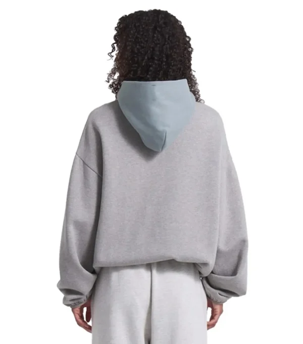 Essentials Liberty Grey Hoodie Back