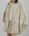 Eva Longoria Searching for Spain S01 Eva Longoria Beige Jacket