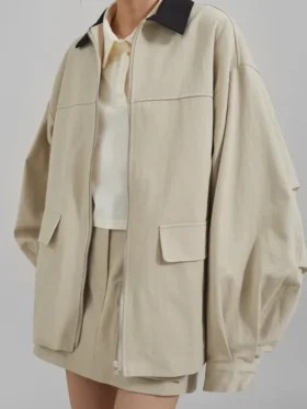 Eva Longoria Searching for Spain S01 Eva Longoria Beige Jacket