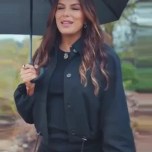 Eva Longoria Searching for Spain S01 Eva Longoria Black Cotton Jacket