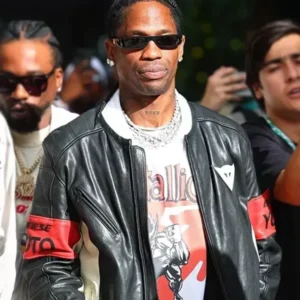 F1 Grand Prix Of Miami Travis Scott Leather Jacket
