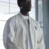F1 The Movie 2025 Damson Idris White Jacket
