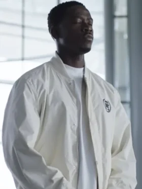 F1 The Movie 2025 Damson Idris White Jacket