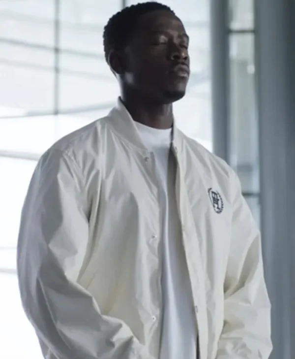 F1 The Movie 2025 Damson Idris White Jacket